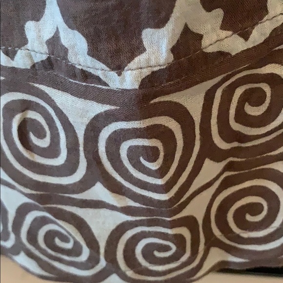 Periwinkle and gray top with fun cowl neck - Picture 4 of 4